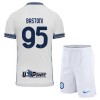 Maglia ufficiale Inter Milan Bastoni 95 Trasferta 2024-25 per Bambino